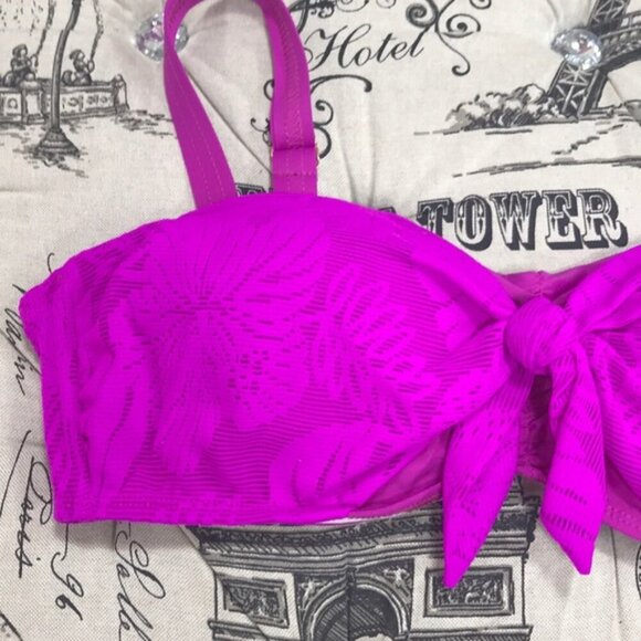 Athena Sun Daze Ruched Tie Front Bikini Top - Picture 6 of 7